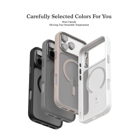 Funda Semitransparente Puloka MagSafe iPhone 17 Series | Wephone Mayorista