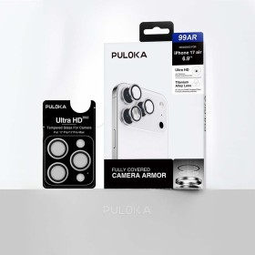 Protector de Cámara iPhone 17 series ’’ Puloka – Lente de Aleación de Titanio Ultra HD, Antirreflejo y Anti-Polvo