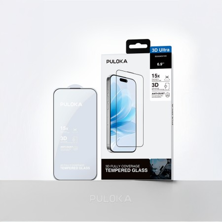 Protector pantalla Puloka 3D Ultra | Vidrio templado 3D Full Coverage | Wephone Mayorista