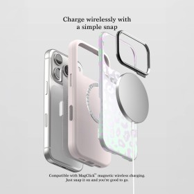 Funda Leopardo Degradada iPhone 17 · Brillante IMD + Antigolpe | Wephone Mayorista