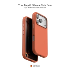 Funda Silicona Líquida MagSafe iPhone 17 · Microfibra + Cámara | Wephone Mayorista