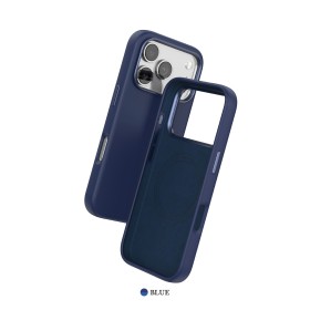 Funda Silicona Líquida MagSafe iPhone 17 · Microfibra + Cámara | Wephone Mayorista
