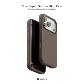 Funda Silicona Líquida MagSafe iPhone 17 · Microfibra + Cámara | Wephone Mayorista