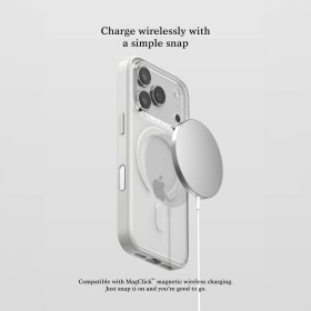 Funda Antigolpes Transparente  iPhone Series Borde Color MagSafe | Wephone Mayorista
