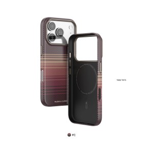 Compra al por Mayor la Funda para Redmi 14C PULOKA – Fibra 100% Aramida, Slim Grip 3D color Rojo