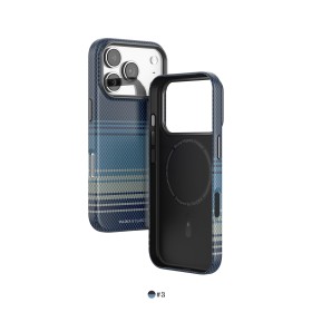 Compra al por Mayor la Funda para Redmi 14C PULOKA – Fibra 100% Aramida, Slim Grip 3D color Azul