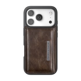 Funda PULOKA Premium con Tarjetero Desmontable | Piel Natural | Soporte Vídeo