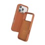 Funda de Cuero PULOKA Costura Vertical iPhone 17 Pro | Wephone Mayorista