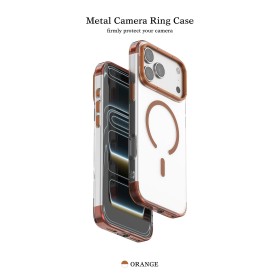 Funda PULOKA Crystal Shield 04 MagSafe iPhone 17 Pro · Protección Metálica | Wephone