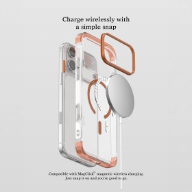 Funda PULOKA Crystal Shield 04 MagSafe iPhone 17 Pro · Protección Metálica | Wephone