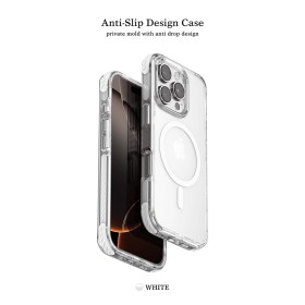 Funda Puloka Defender Transparente MagSafe iPhone 16 Pro | Wephone Mayorista