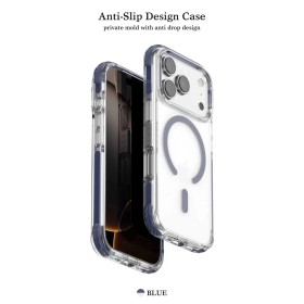 Funda Puloka Defender Transparente MagSafe iPhone 17 Pro Max | Wephone Mayorista
