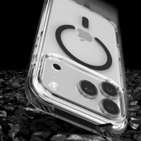 Funda Puloka Defender Transparente MagSafe iPhone 17 Pro | Wephone Mayorista