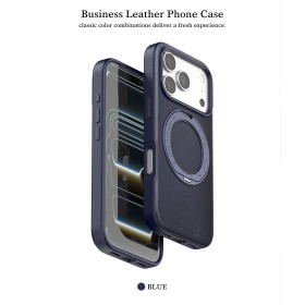 Funda Puloka iPhone 17 Pro Max Cuero Magnética Business con Soporte
