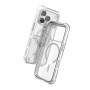 Funda PULOKA iPhone 16 Pro Max Transparente Antigolpes con MagSafe (Borde de Color) Blanco