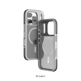 Compra al por Mayor la Funda Puloka para iPhone 17 Pro Mate con Airbag y MagSafe en color Gris