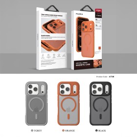 Compra al por Mayor la Funda Puloka para iPhone 17 Pro Mate con Airbag y MagSafe