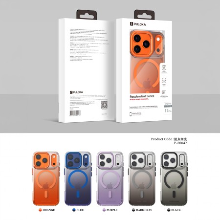 Funda iPhone 15 Pro Max Puloka Gradient Mist Magnética | Mayorista Accesorios