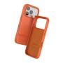Compra al por mayor la funda PULOKA efecto piel para Samsung A26 color Naranja con bordado