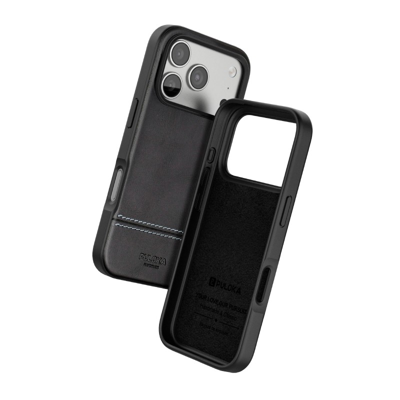 Compra al por mayor la funda PULOKA efecto piel para Samsung S25 Edge color Negro con bordado