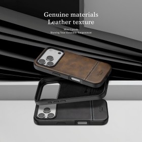 Compra al por mayor la funda PULOKA efecto piel para iPhone 15 Pro con bordado business