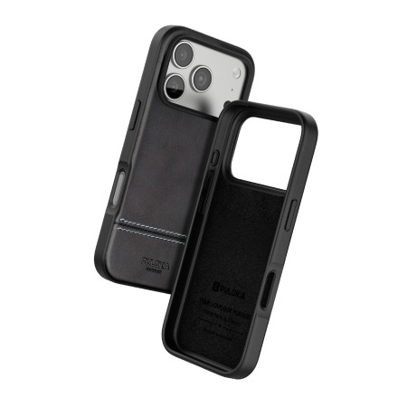 Compra al por mayor la funda PULOKA efecto piel para Redmi 14C color Negro con bordado