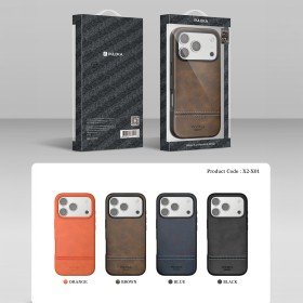 Compra al por mayor la funda PULOKA efecto piel para Redmi 14C con detalle de bordado