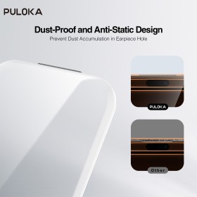Puloka Cristal Templado iPhone 16 3D Sin Bordes | Mayorista Wephone