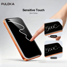 Puloka Cristal Templado iPhone 17 Pro Max 3D Sin Bordes | Mayorista Wephone