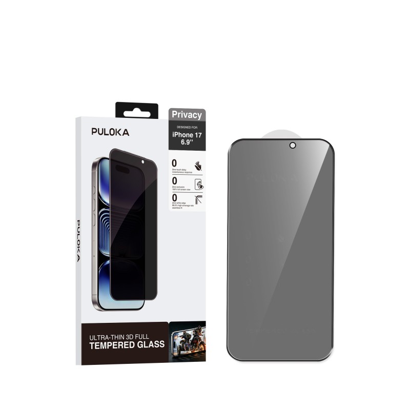 Cristal Puloka 3D Privacidad 0.2mm iPhone 17E | Mayorista