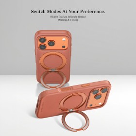 Funda Puloka iPhone 18 Pro Cuero Magnética Business con Soporte