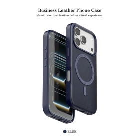 Funda de Cuero MagSafe Business iPhone 18 Pro · PULOKA