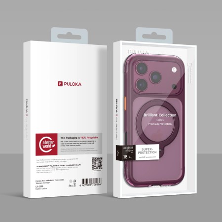Funda Puloka Soporte Magnético Mate iPhone 18 Pro Max| Mayorista B2B